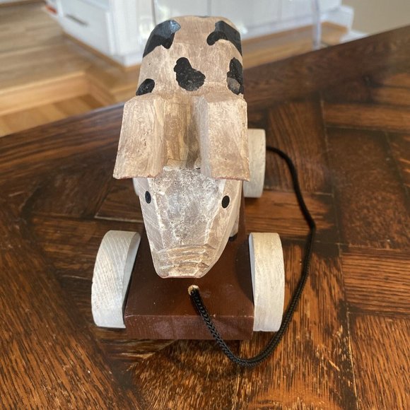 Mount Vernon Folk Art “Ossabaw Island Hog” PULL TOY George Washington - Picture 5 of 7